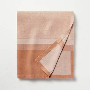 Ombre Stripe Dobby Throw Blanket Clay/Tan/Cream - Hearth & Hand™ with Magnolia