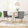 vidaXL Dining Chair Set of 2 Dark grey - 2 of 2