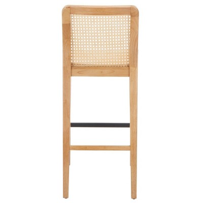Benicio Natural Rattan Bar Stool Set of 2