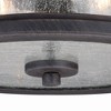 Vaxcel Cumberland 2 - Light Flush Mount in  Rust Iron - 4 of 4