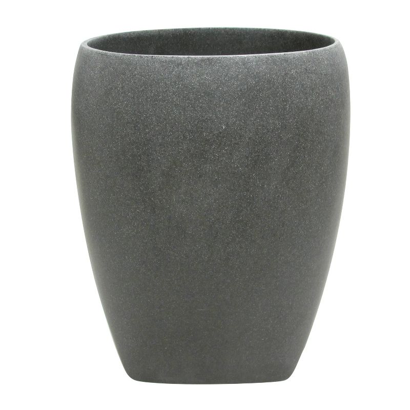 Charcoal Stone Wastebasket Gray - Allure Home Creations, 3 of 6