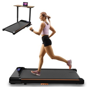 KERDOM Walking Pad Under Desk, Portable Treadmill for Home and Office, 2 in 1 Walking Pad with Remote Control 265LB Capacity, 2.5HP Treadmill with LED - 1 of 1