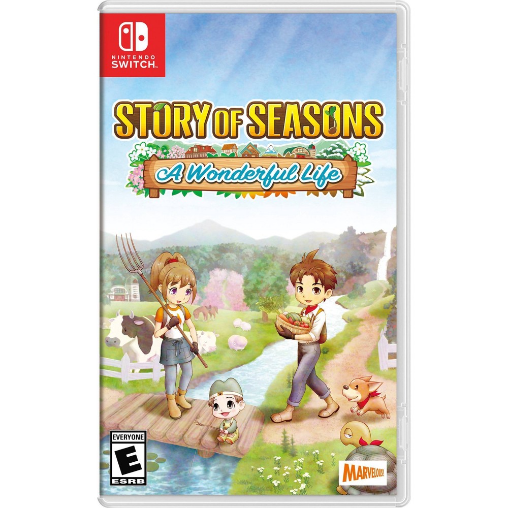 Photos - Game Nintendo Story of Seasons: A Wonderful Life -  Switch: Farm Simulation, Upd 