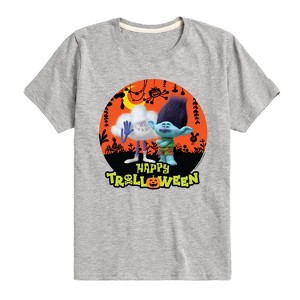 Boys' - Trolls - Branch Happy Trolloween Short Sleeve Graphic T-Shirt - 1 of 4