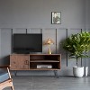 UPHA 48-inch Simple, Modern, Vintage Brown Wooden TV Stand Media Table for Living Room - 2 of 3