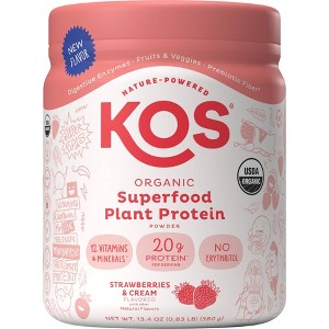 KOS Protein Powder - Strawberry & Cream - 13.75oz - 1 of 1
