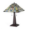 Chloe Lighting CH33293MS16-TL2 Tiffany-style 2 Light Mission Table Lamp 16" Shade - 3 of 3