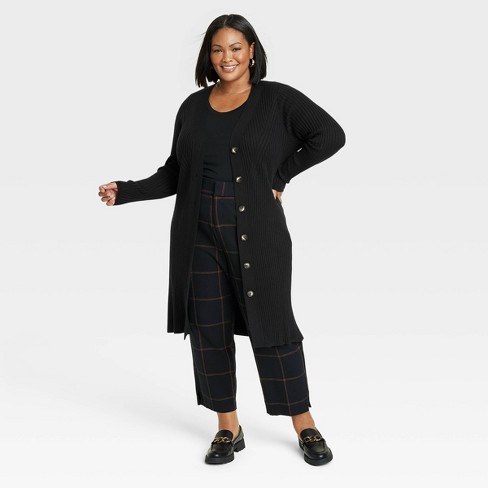 Black duster outlet cardigan