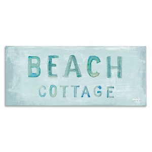 Stupell Industries Rustic Beach Cottage Watercolor, 40" x 17" - 1 of 4