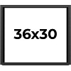 PosterPalooza | Shadow Box 1.5" Depth Black Picture Frame - UV Acrylic, Backing Board, Hanging Hardware - 2 of 4