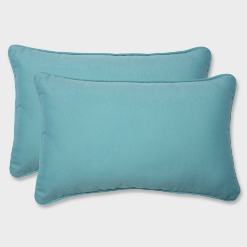 pillow pillows pool perfect radiance blue rectangular 2pk throw target outdoor shop