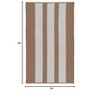 Colonial Mills Everglades Vertical Stripe - Mocha 2 Ft x3 Ft Rectangle Rug Indoor/Outdoor 100% Polypropylene - 2 of 4