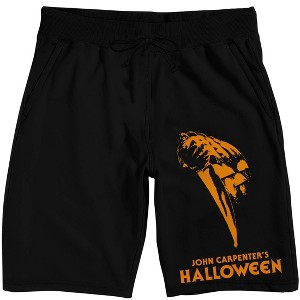 John Carpenter’s Halloween Hand & Knife Adult Black Sleep Pajama Shorts - 1 of 4