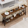HDZNVF Extra Long Sofa Table, Console Behind Sofa - 4 of 4