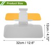 Unique Bargains Universal Car Sun Visor 2 in 1 Adjustable Protect from Glare UV Ray Stray Light ABS 12.6"x4.72" - 4 of 4