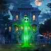 Joyfy 9 FT Tall Halloween Inflatable Giant Alien Decoration with Built-in LEDs for Halloween Indoor Outdoor Yard Garden Lawn Holiday Party Decoration - 2 of 4