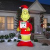 Gemmy 9 ft Airblown® Blowup Inflatable Giant Grinch Christmas Countdown Decoration Outdoor Decoration - Red - 3 of 3
