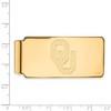 Black Bow Jewelry 10k Yellow Gold Oklahoma Sooners NCAA Money Clip - 2 of 3