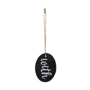 Evergreen &, Door Tag Joiner Text - 1 of 4