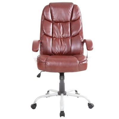FDW Office Chair Computer High Back with Armrests Lumbar Support