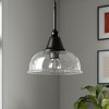 Hudson and Canal 10.75" Wide Pendant with Glass Shade - 2 of 4