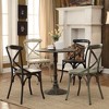 Sapphtopaz Dining Table Kitchen Table Round Dining Table Tulip-style Bar Table with Pedestal Base for Kitchen, Small Spaces - 4 of 4