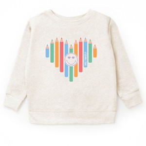 The Juniper Shop SmileyWorld Pencil Heart Youth Sweatshirt - 1 of 4