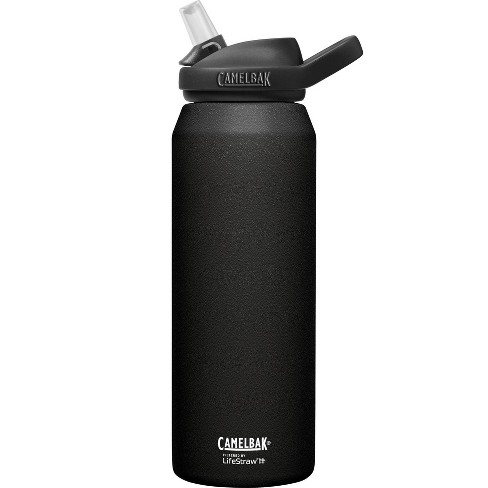 Owala FreeSip 32oz Insulated Stainless Steel Water Bottle w/ Straw Black  USED