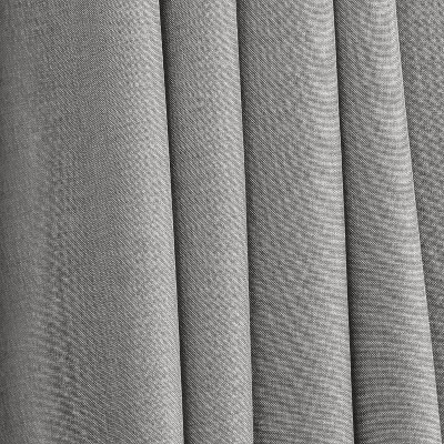 Ricardo Grey Light-Filtering Rod Pocket Swag Curtains 62x54