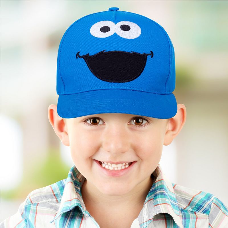 Sesame Street Cookie Monster Baseball Hat for Boys Ages 2-4,  Kids Cap, 2 of 6