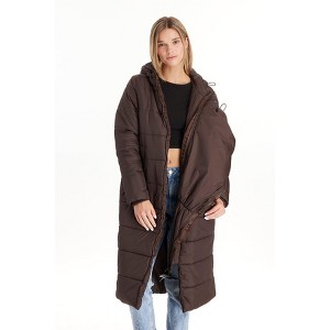 Penelope 3 in 1 Long Puffer maternity Coat - 1 of 4