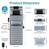 Angel Sar Full Body Vibration Massage Mat with Neck Kneading Massager, 20 Nodes, 3 Modes/Speeds, Lumbar Heat, Inflatable Pillow, Ideal Gift for Family - 3 of 4