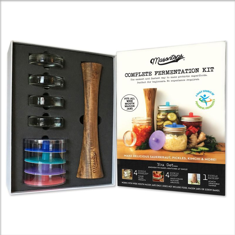 Masontops Complete Mason Jar Fermentation Kit, 1 of 6