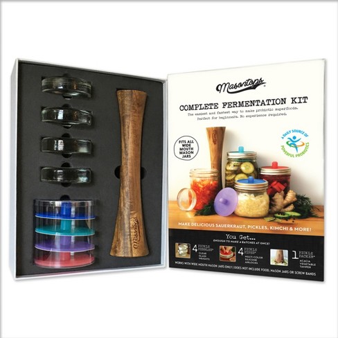 Masontops Complete Mason Jar Fermentation Kit : Target