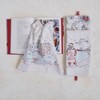 Storied Home Cotton Printed Tea Towel with Holiday Scene/Pattern, Saying and Loop, Multicolor, Set of 3 - 2 of 2
