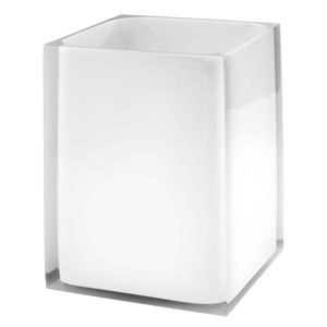 Izod Marina White Wastebasket - 1 of 3