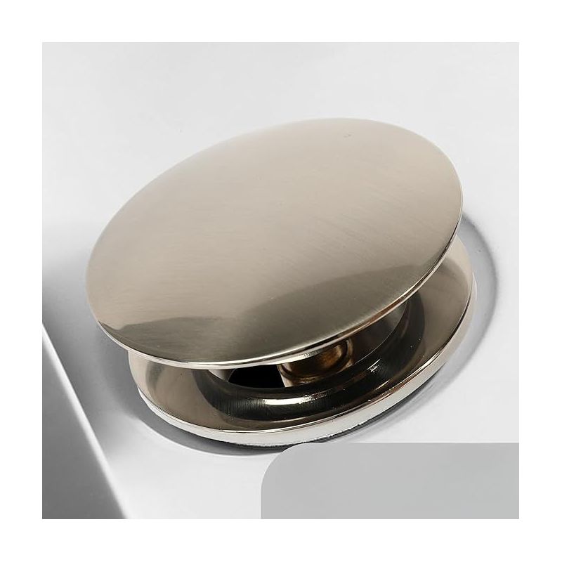 Dorence - Pop up Drain Stopper for Bathroom Sink - Silver, 3 of 4