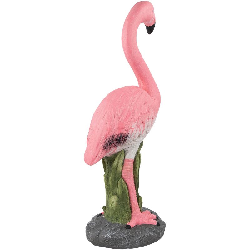 Northlight 25" Standing Pink Flamingo Outdoor Garden Statue, 5 of 7