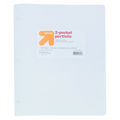 Photo 1 of 30 pack of 2 Pocket Plastic Folder White - up  up