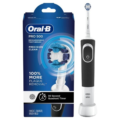 Oral-B Pro 500 Precision Clean Electric Rechargeable Toothbrush Powered by Braun