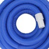 Pool Central Blow-Molded PE In-Ground Swimming Pool Vacuum Hose with Swivel Cuff 25' x 1.5" - Blue - 2 of 3