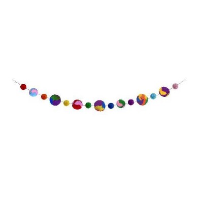 Pom Pom Banner Party Decor