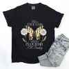 S.W.Smiley Where Friends and Flowers Flourish - Women's Garment Dyed Graphic T-Shirt - 2 of 4