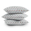 Deny Designs Evanjelina and Co Vintage French Flower Blue Square Indoor Throw Pillow - 4 of 4