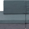 Children's Factory Multipurpose Whatsit Kids Furniture Sofa Couch with Flexible Seat Cushions for Home Bedrooms, Playrooms, and Dorms, Gray - image 3 of 4