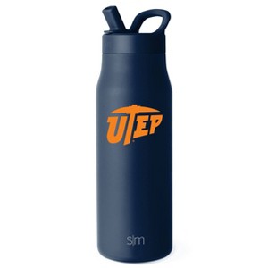 NCAA UTEP Miners Simple Modern Mesa Stainless Water Bottle - 34oz - 1 of 3