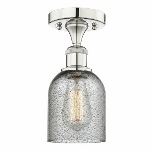 Caledonia - 1 Light Semi-Flush Mount In Industrial Style-9.75 Inches Tall and 5 Inches Wide - 1 of 1