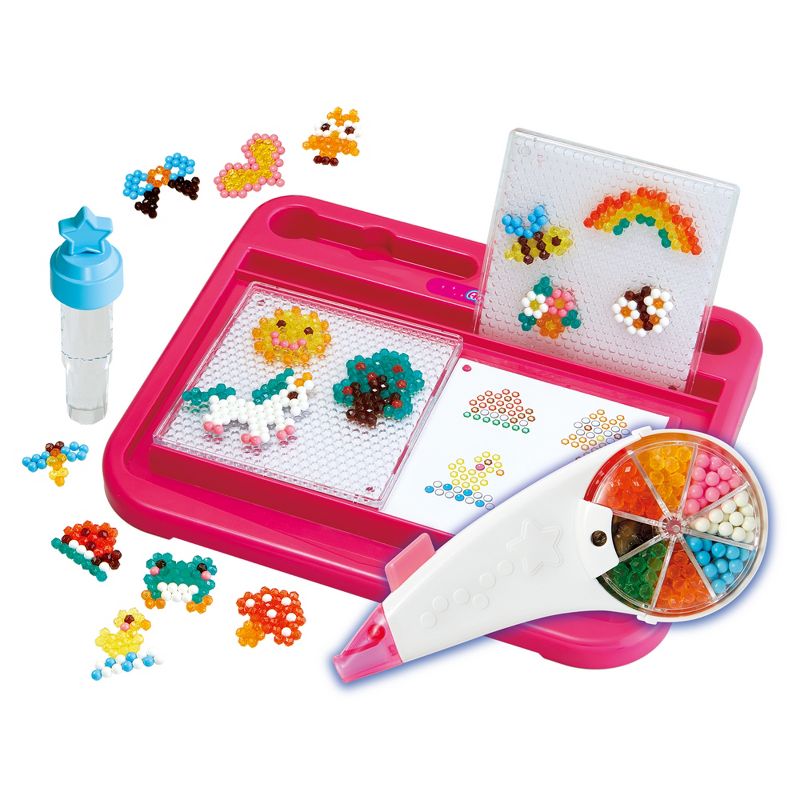 Aquabeads Rainbow Pen Station Complete Arts & Crafts Bead Kit for Children - over 600 beads, deluxe bead pen and creation tray, 1 of 7