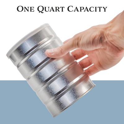 Cornucopia Brands Empty Coffee Cans (4-Pack); Metal Cans for Kitchen Storage, Coffee Packaging and Arts & Crafts — фото 7