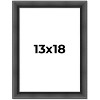 PosterPalooza | Refined Black Picture Frame - UV Acrylic, Foam Board Backing, Hanging Hardware - 2 of 4